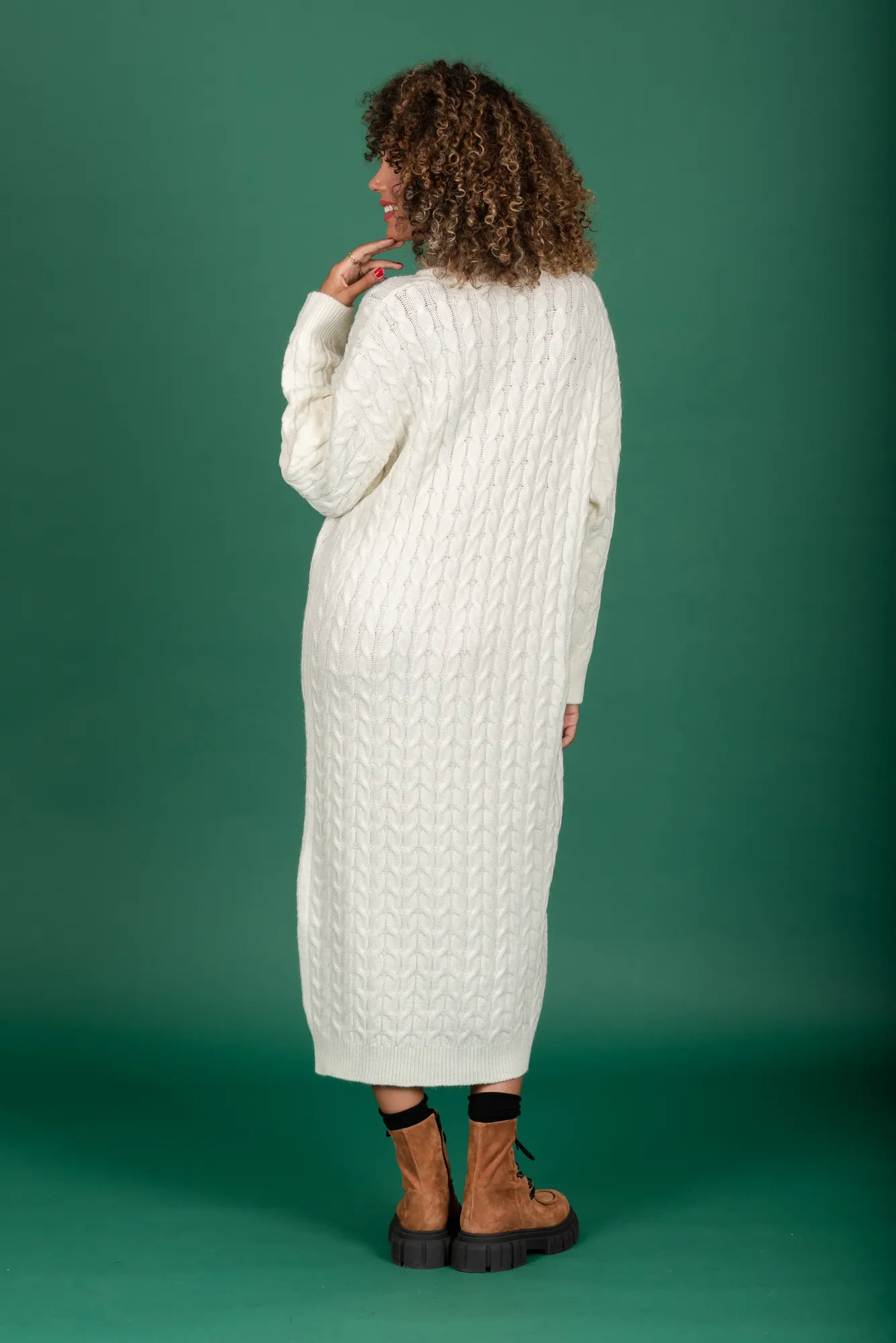 Jellington Knitted Dress (ecru)