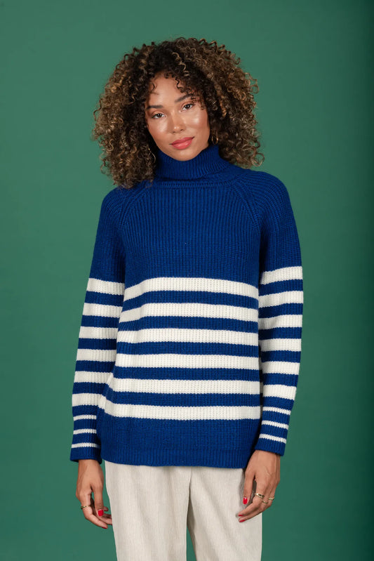 Mattias Knitted Sweater (blue)