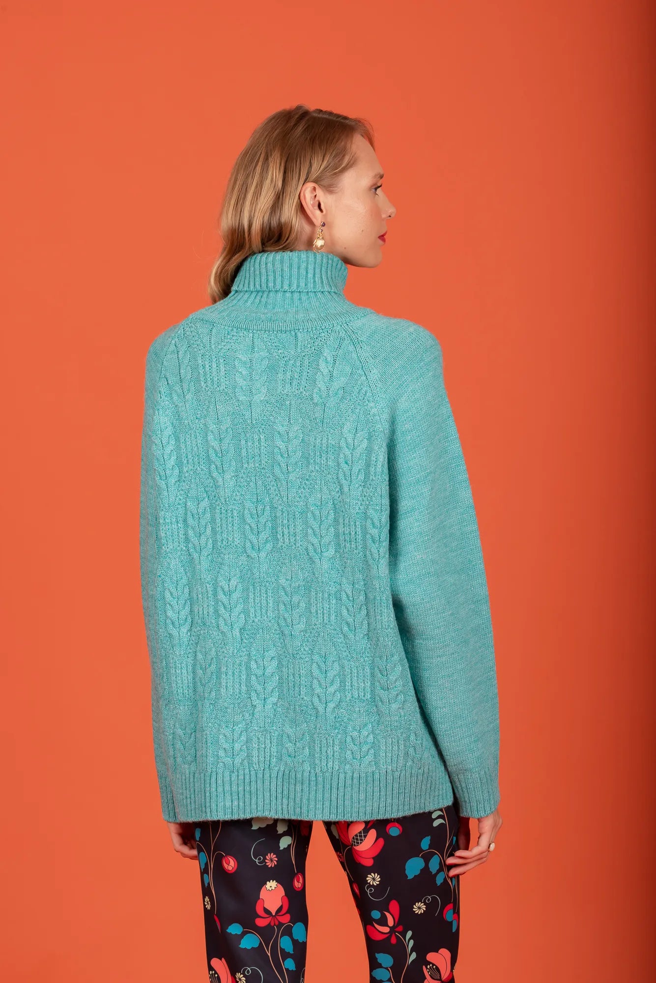 Idina Knitted Sweater (light green)