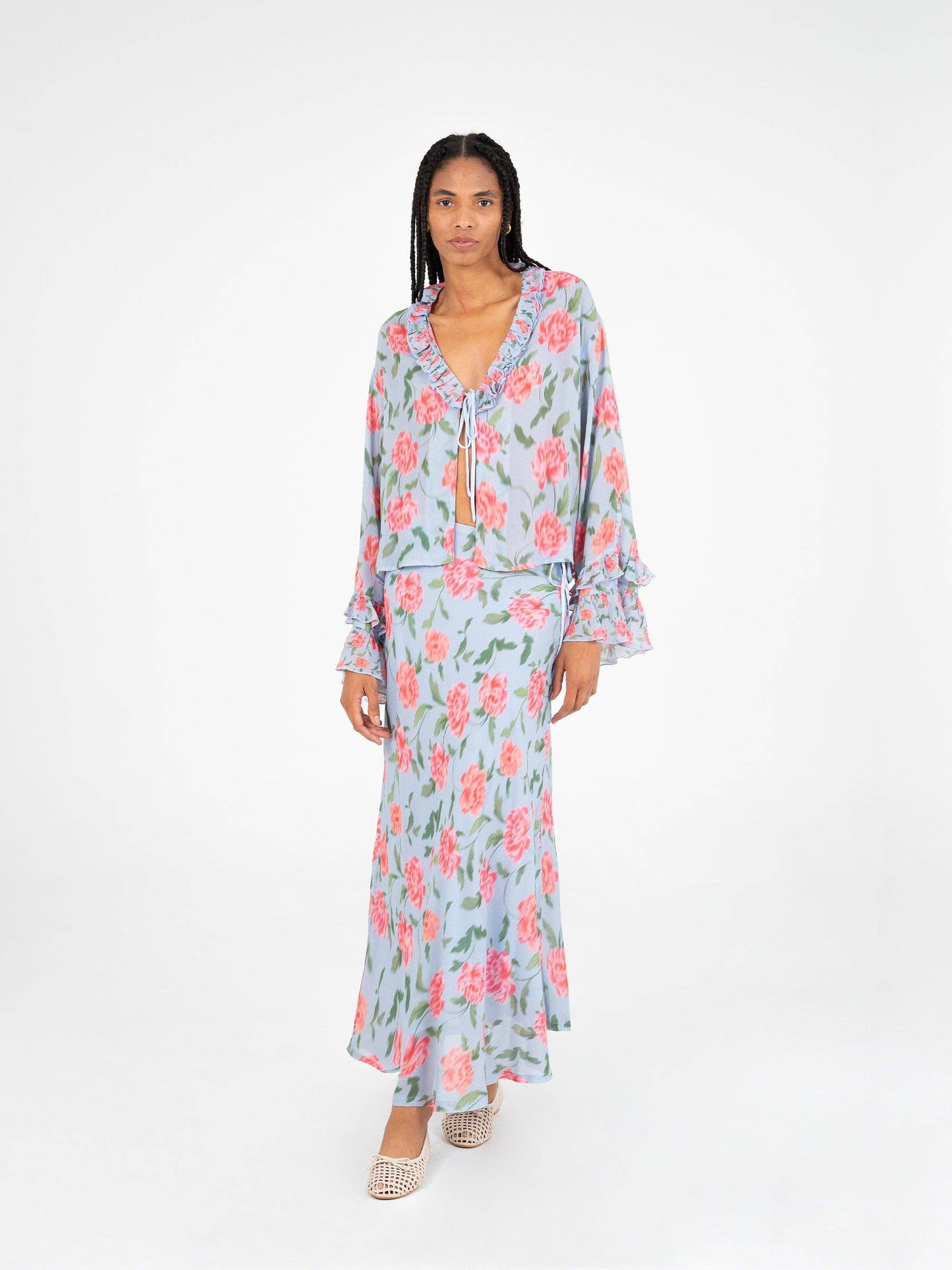 Floralis Ruffled Top (Roses)