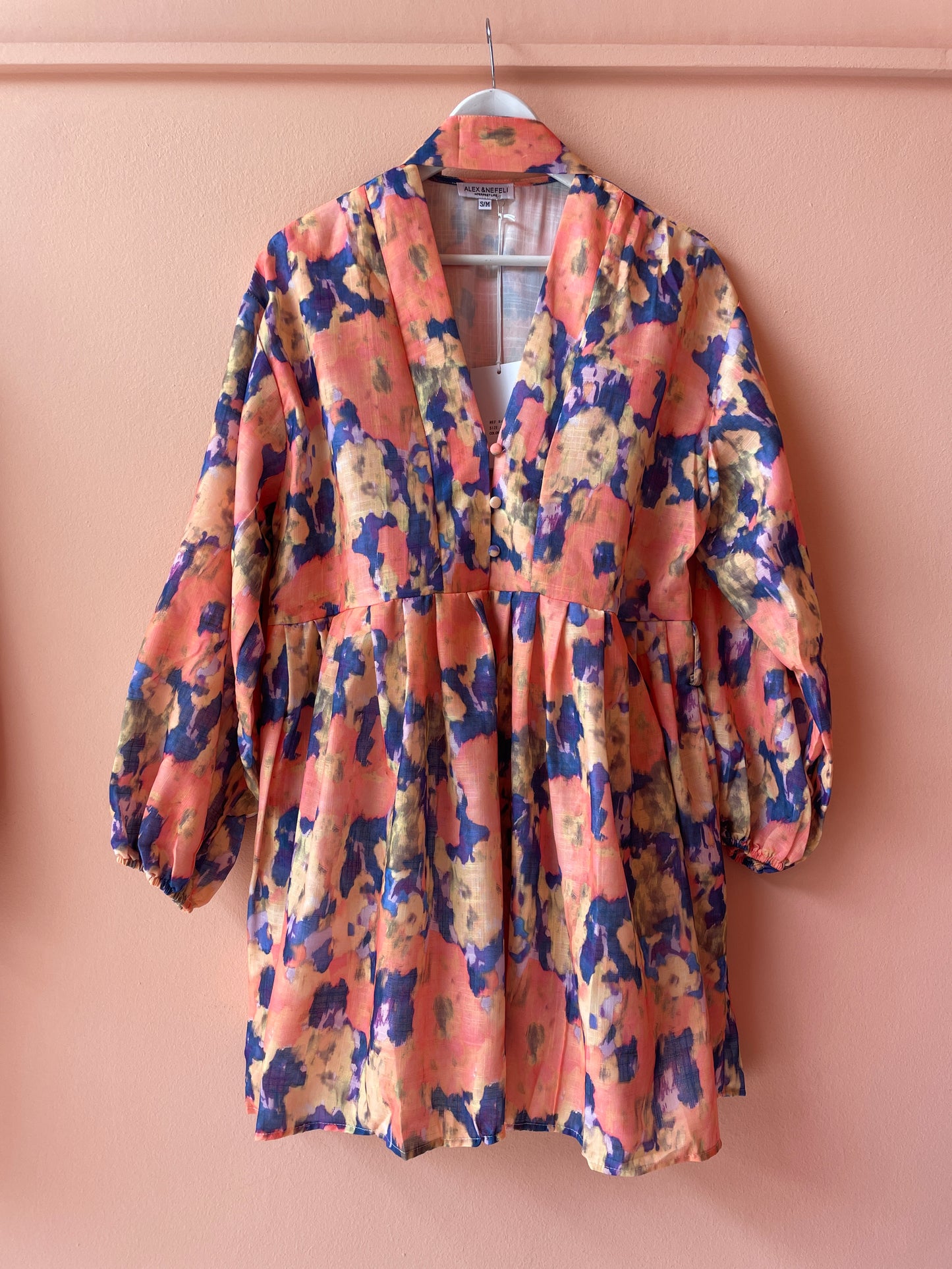 Shila Short Dress (Orange)