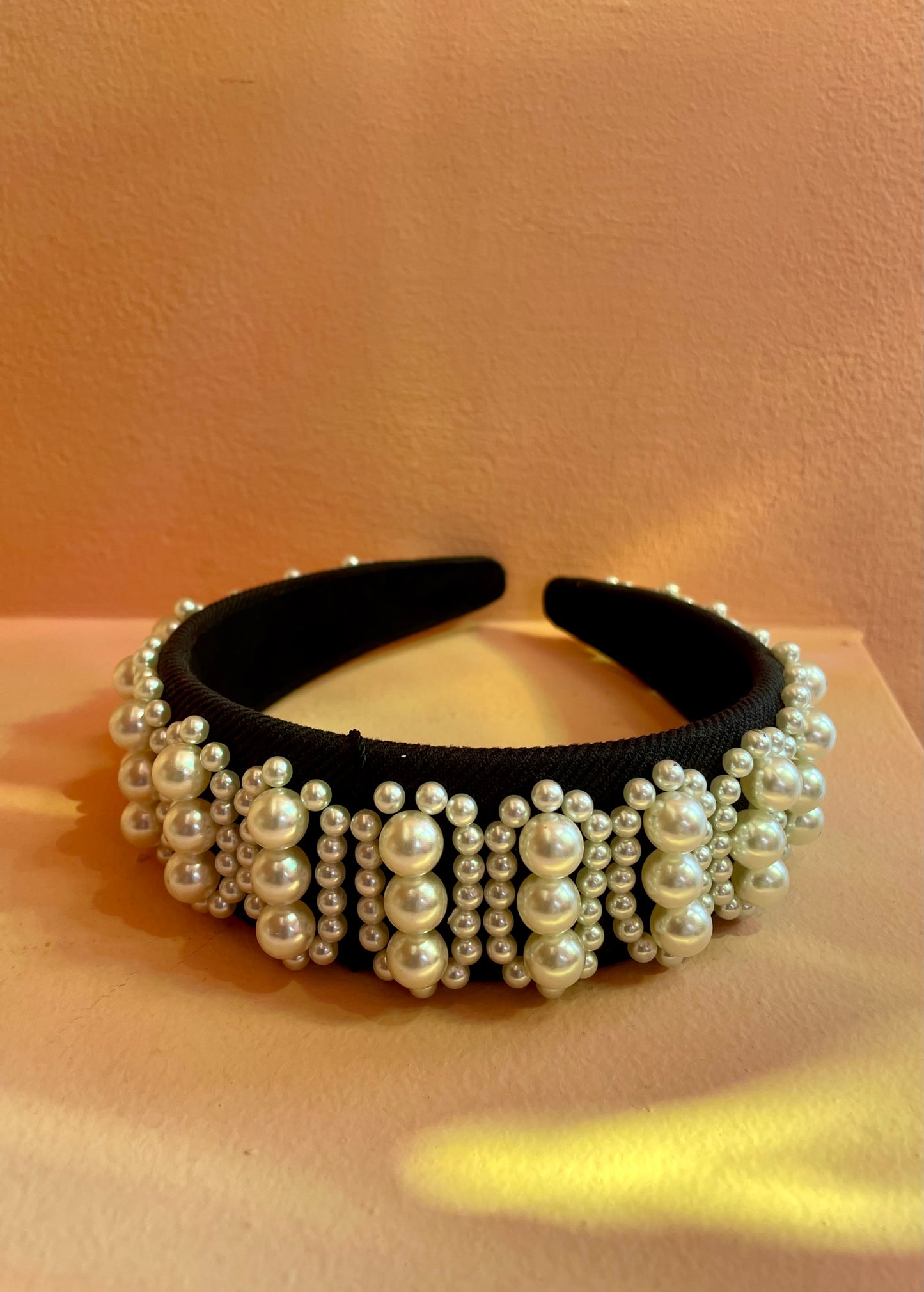 Pearls Headband (black)