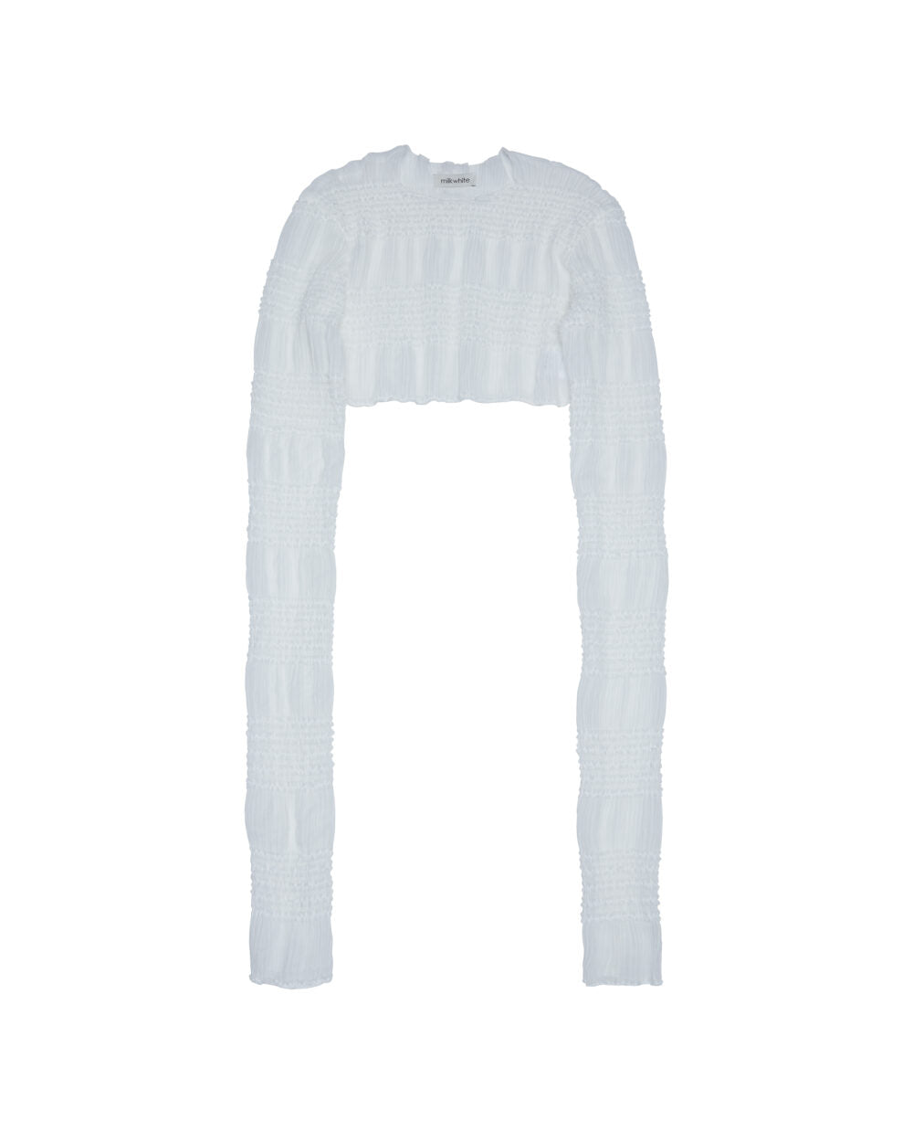 Mushroom Cropped Top (white)