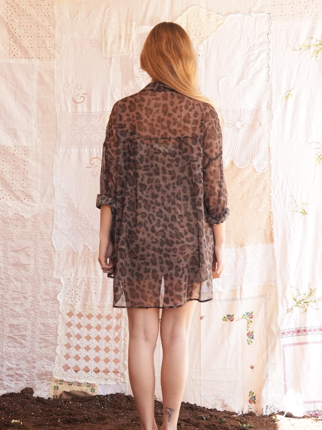Heron Loose Shirt (leopard)