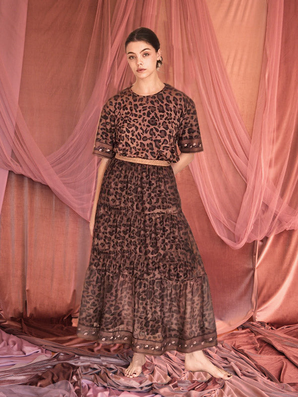 Adam Skirt (Animal Print)