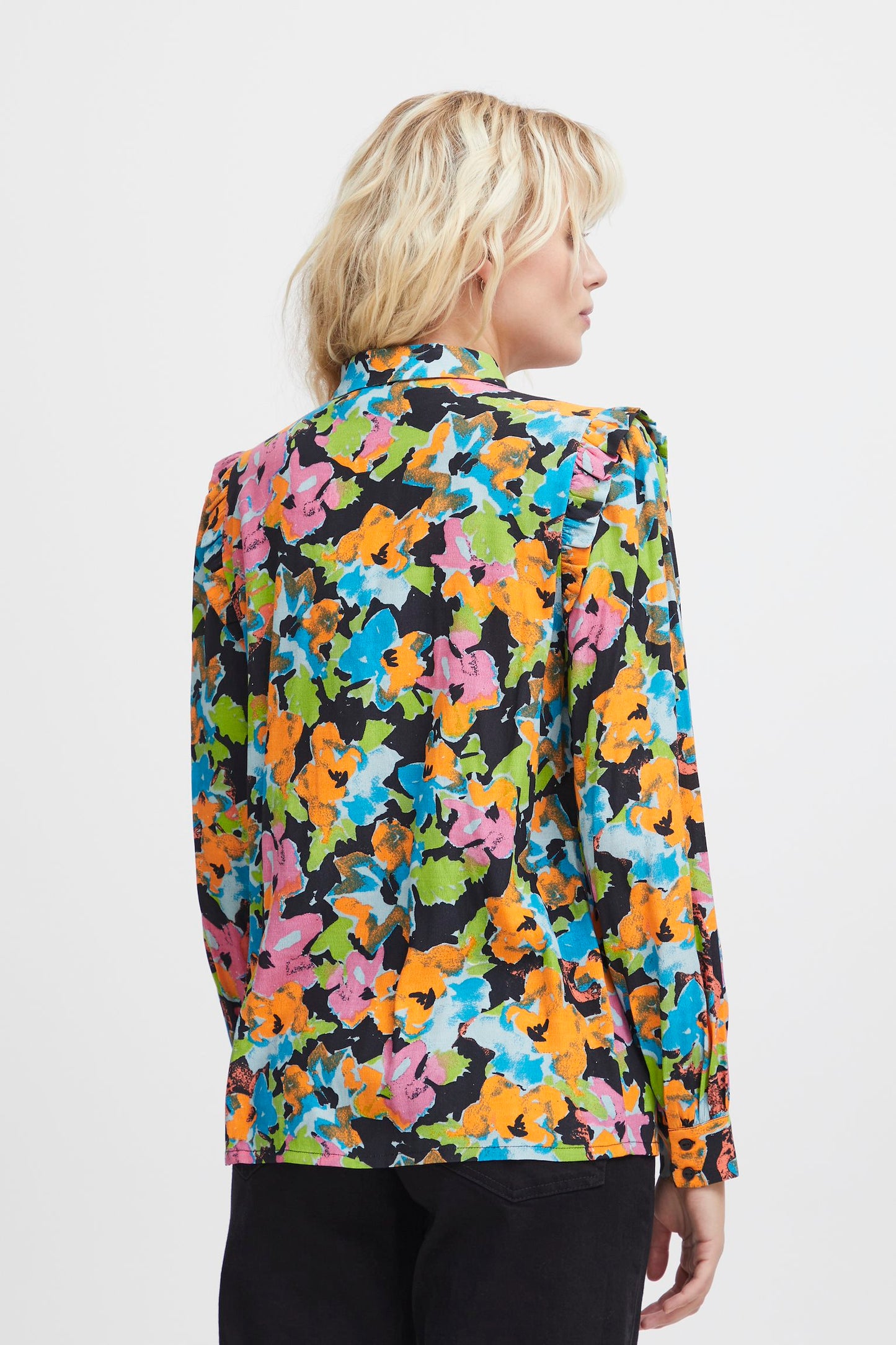 Printed Viscose Shirt (flower multi)