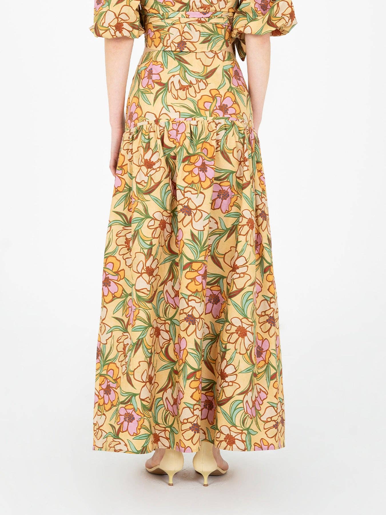 Lysandra Maxi Skirt (Floral)