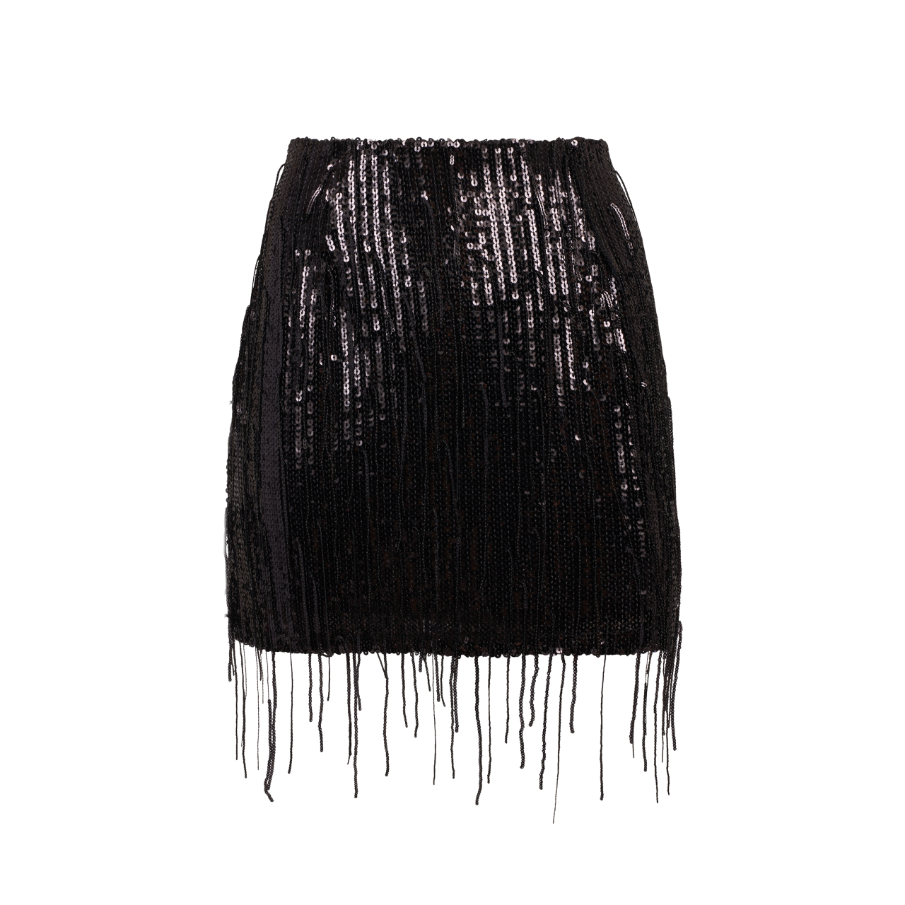 Mini Sequinned Skirt (Black)