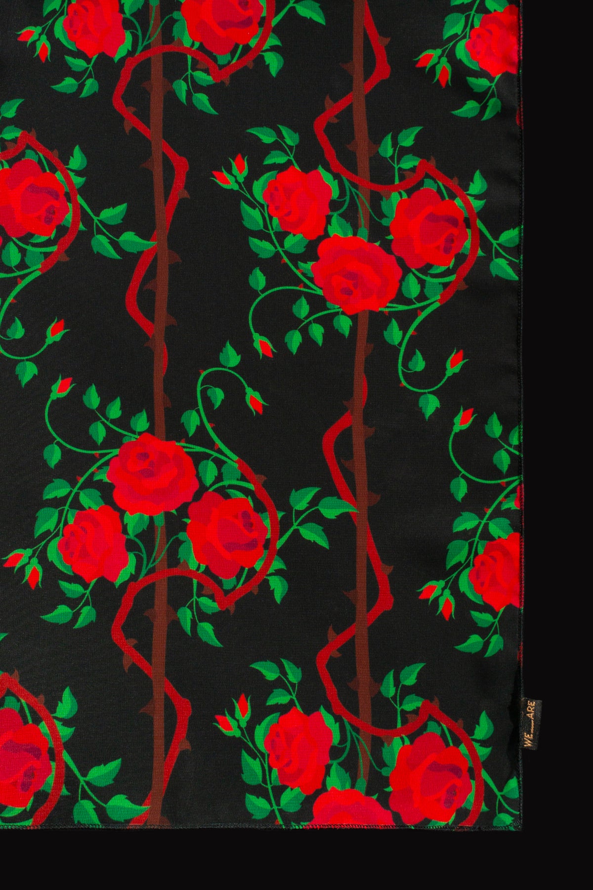 Chiffon Square Scarf (roses)