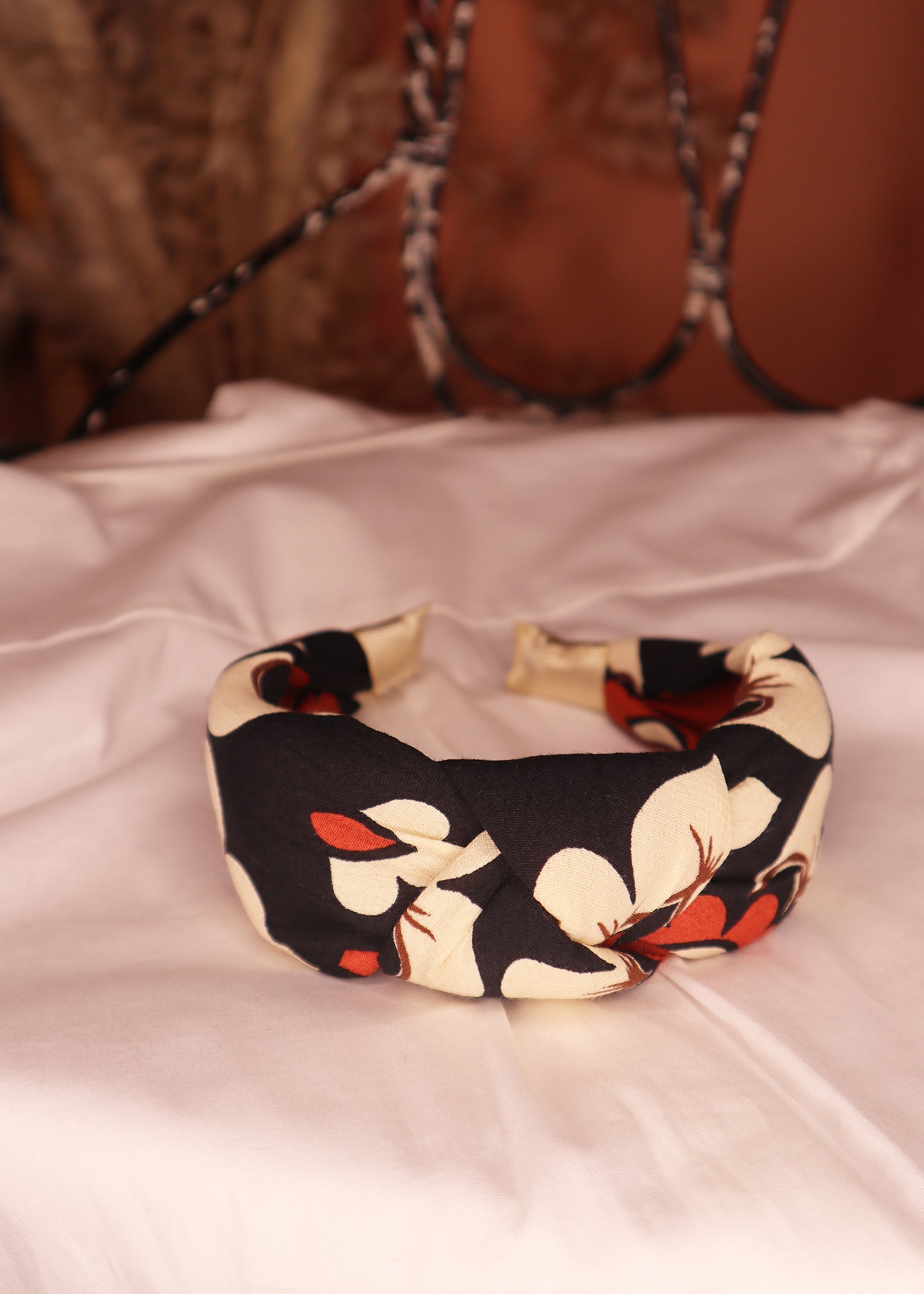 Floral Headband (b&w)