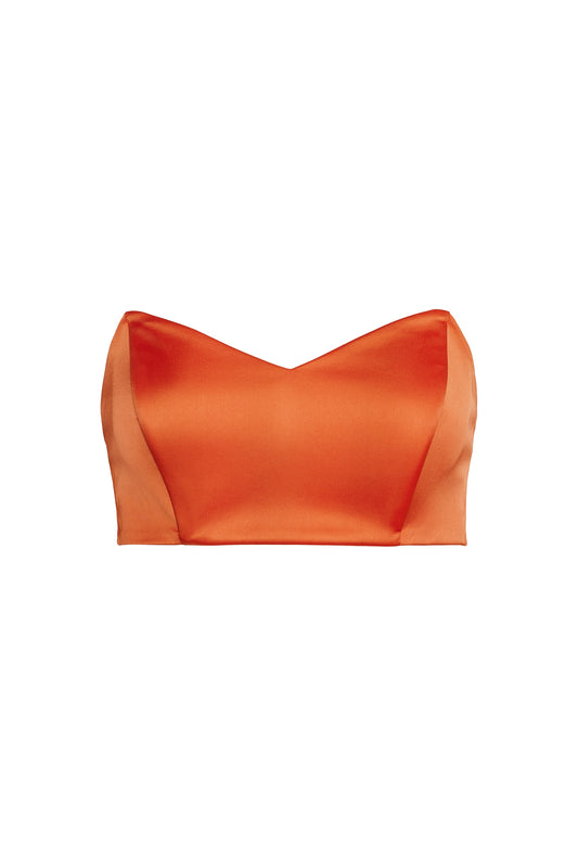 Imani Silk Top (orange)