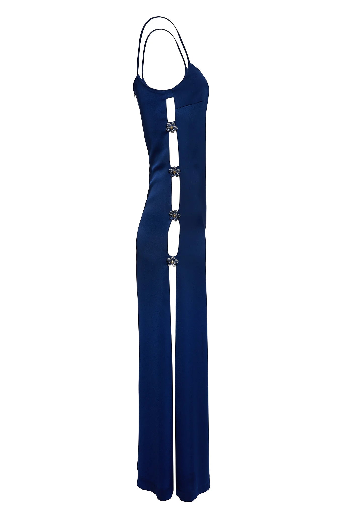 Odysee Μεταξωτό Μακρύ Φόρεμα