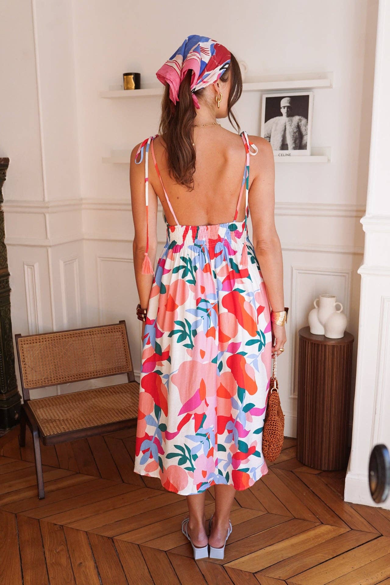 Saria Dress (multi flowers)