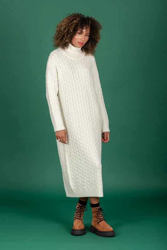 Jellington Knitted Dress (ecru)
