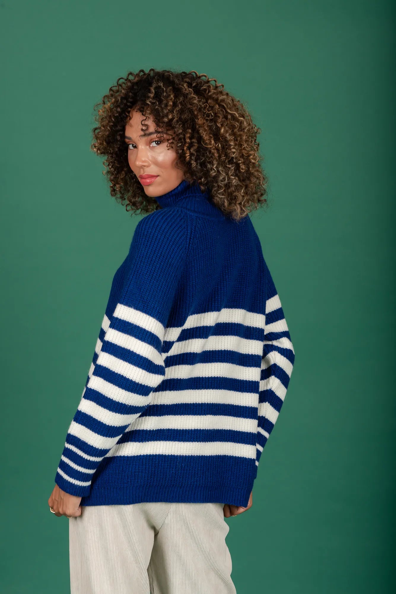 Mattias Knitted Sweater (blue)