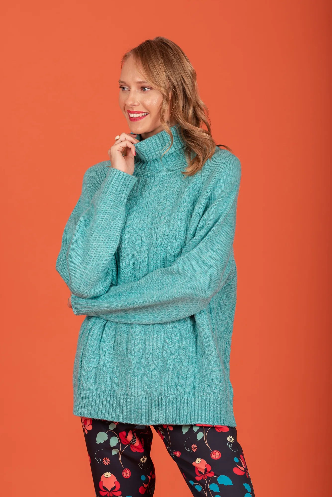 Idina Knitted Sweater (light green)
