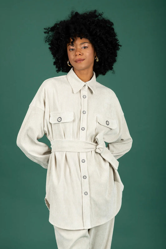 Cooper Oversize Shirt (Vanilla)