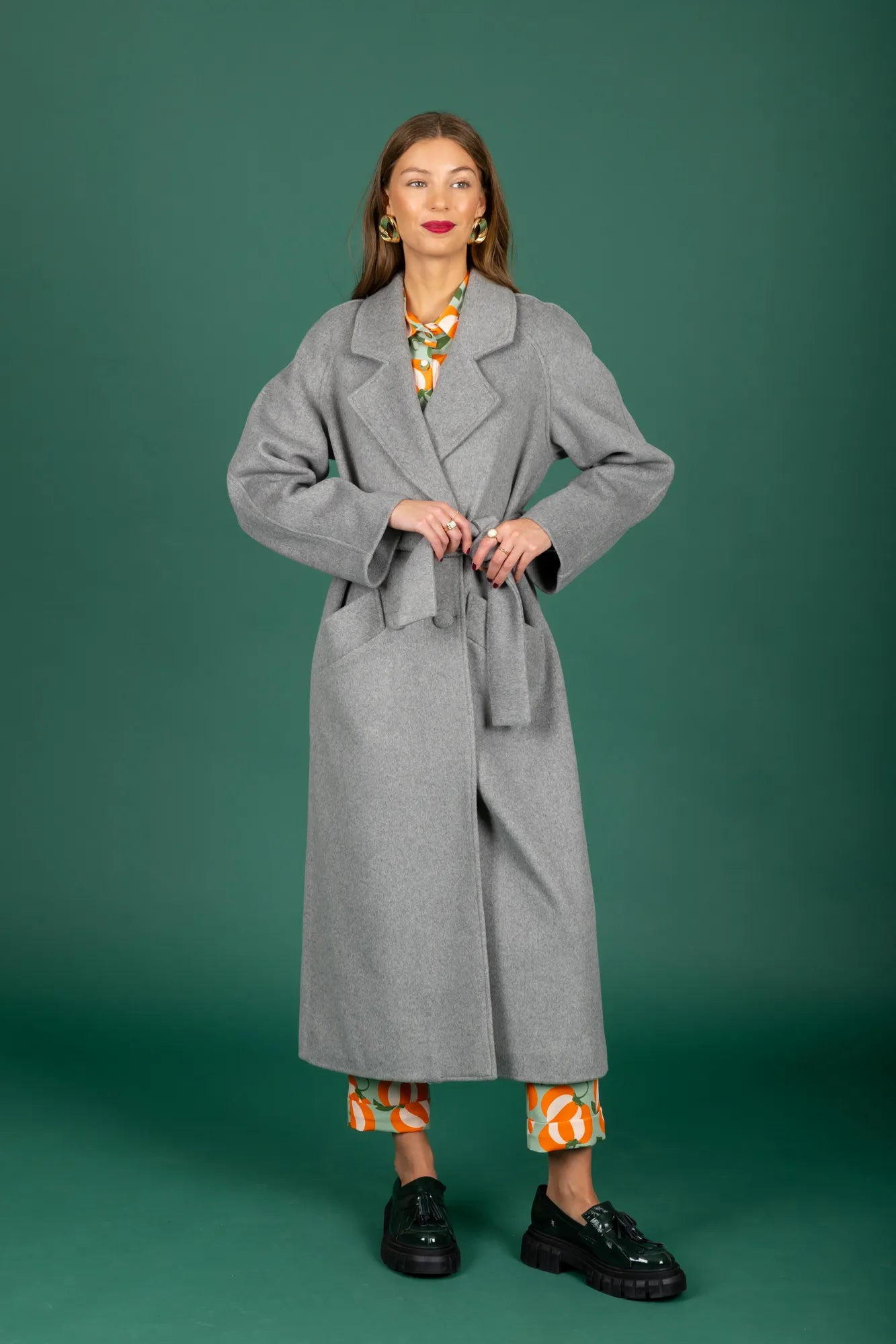 Matthew Long Coat (Grey)