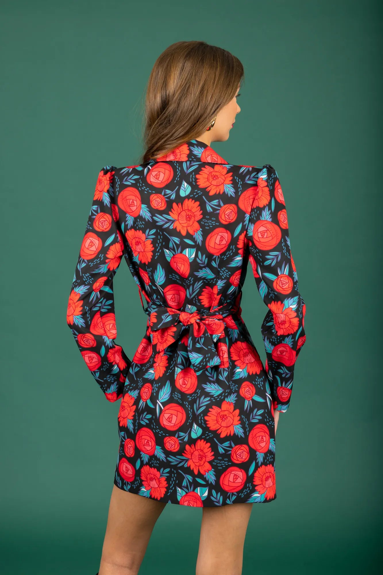 Rose Blazer-Dress (Black)