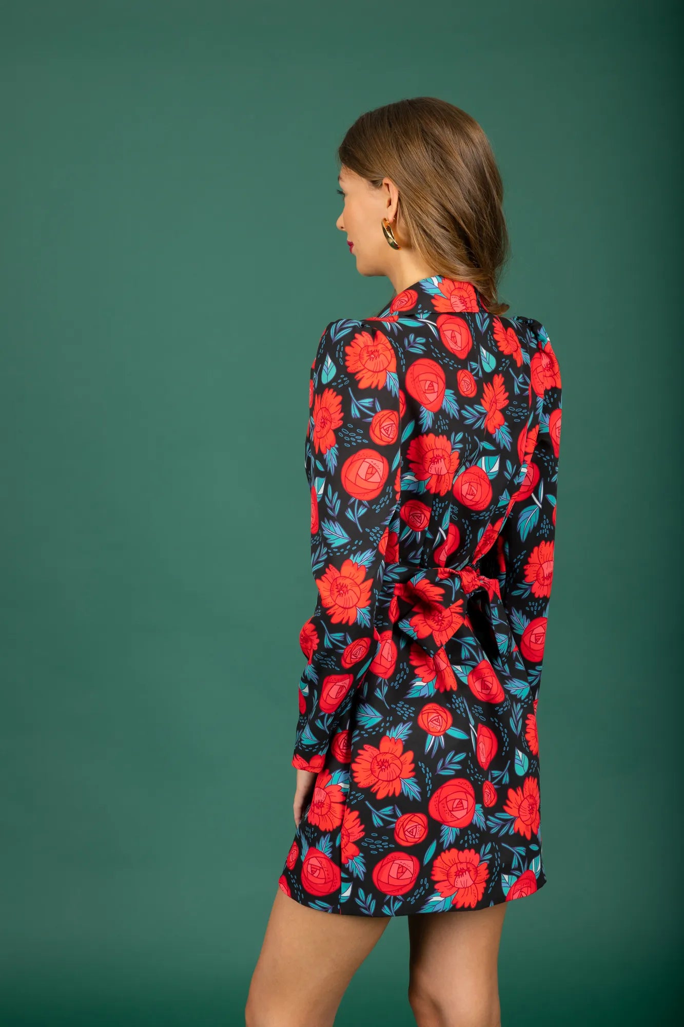 Rose Blazer-Dress (Black)