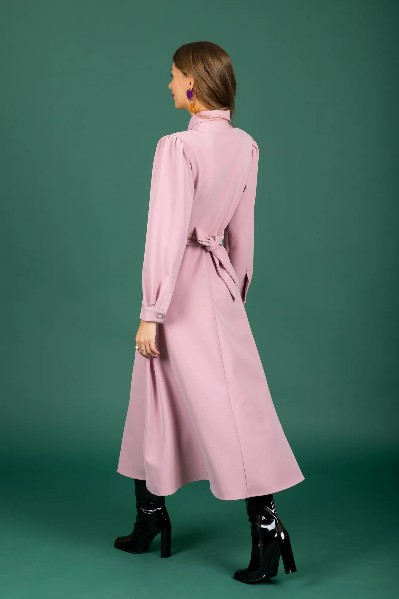 Jonathan Midi Dress (Pink)