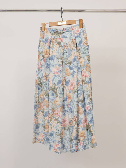 Tivoli Gardens Midi Skirt (ciel)