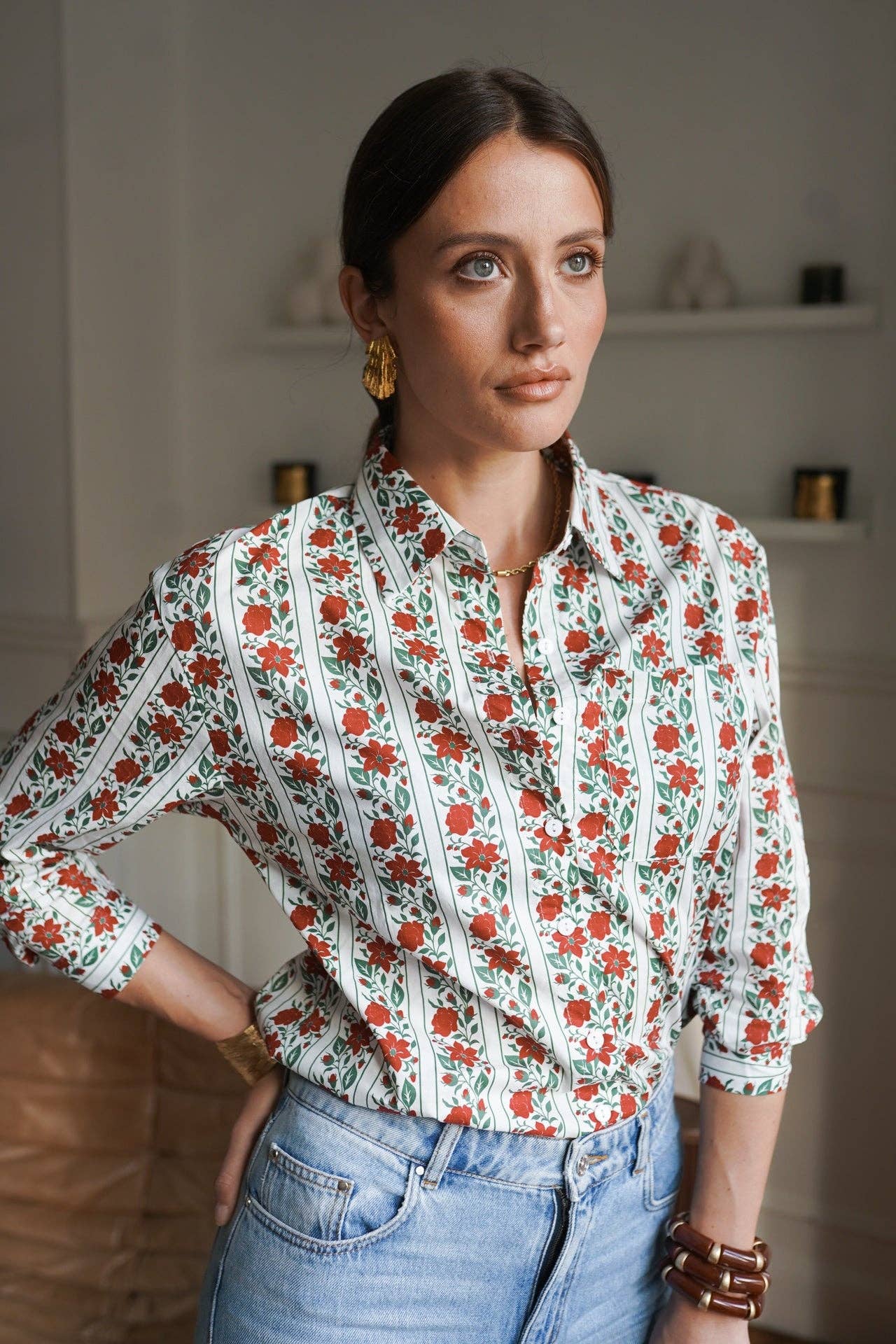 Spring Garden Shirt (green)