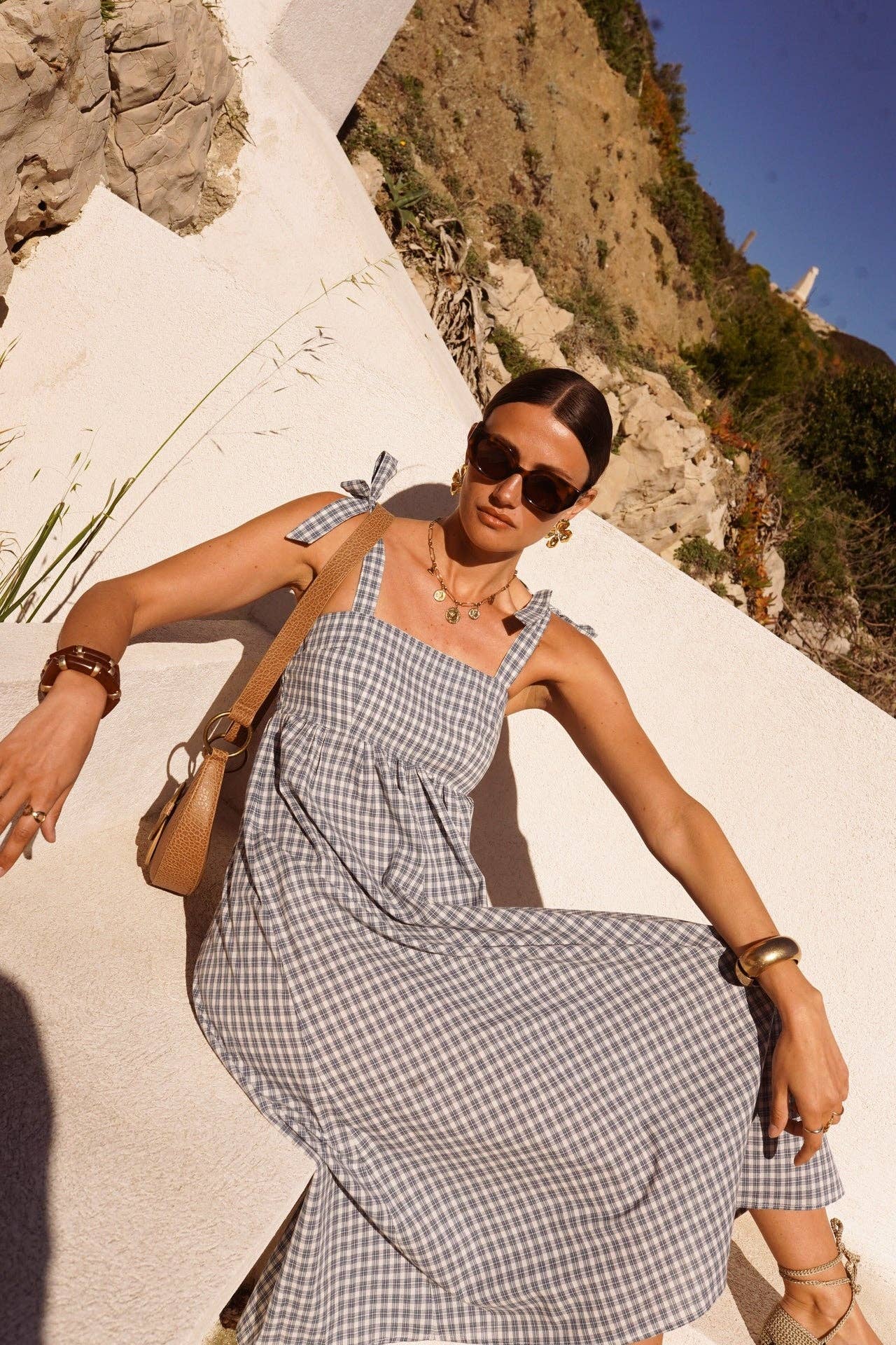 Sundance Dress (checked)