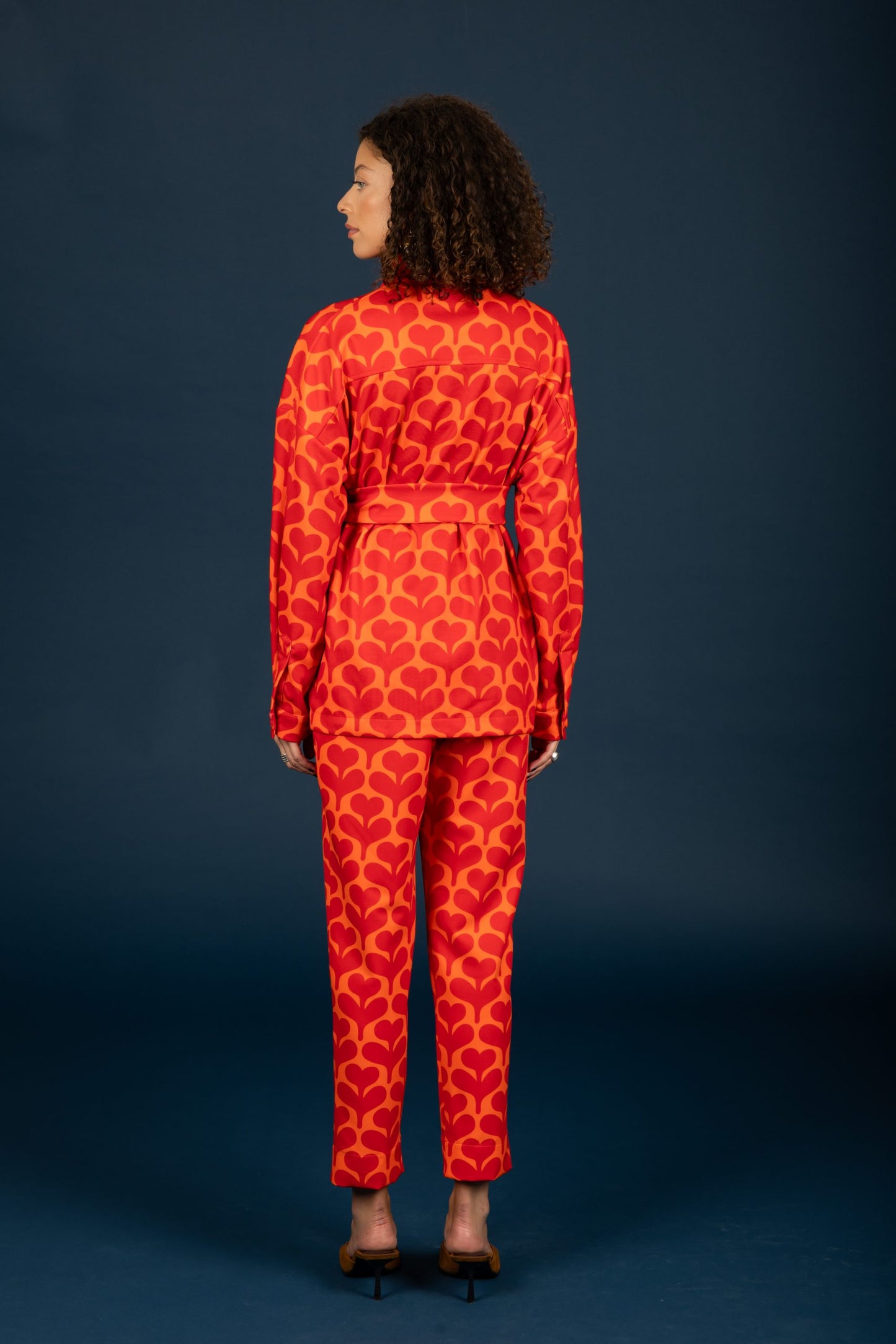 Agatha Oversized Shirt (Red)