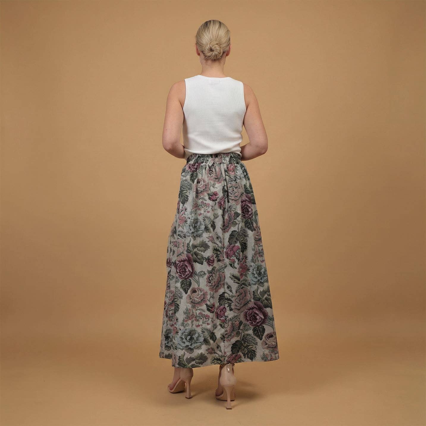 Giverny Long Flared Skirt