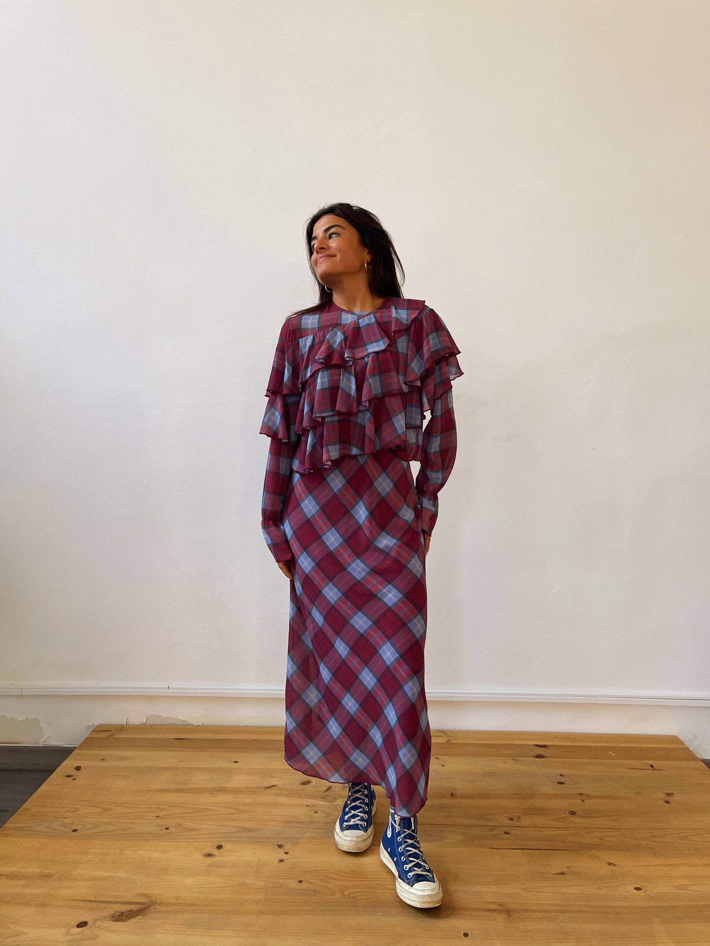 Léa Blouse (Checked)