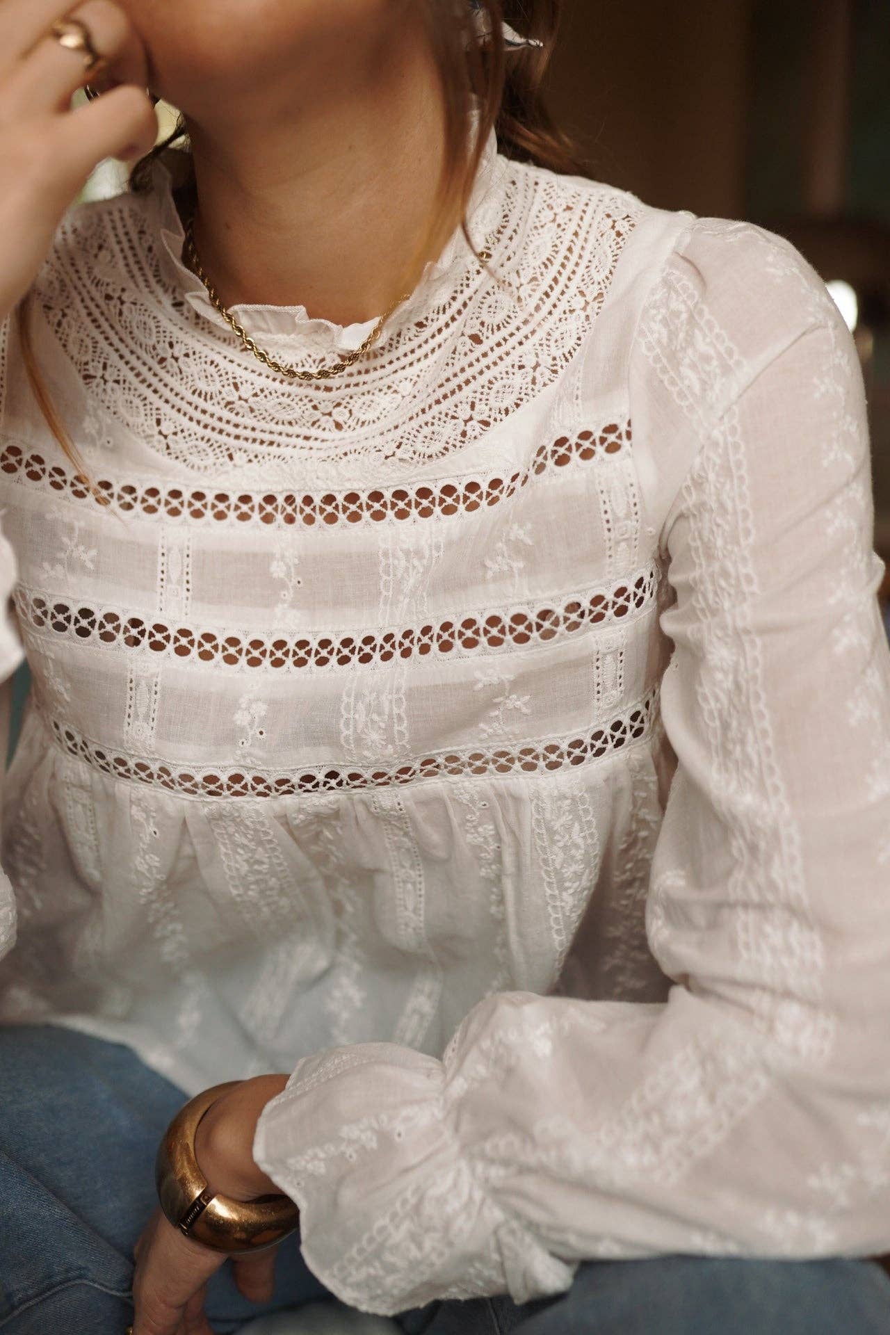 Flavia Embroidered Blouse