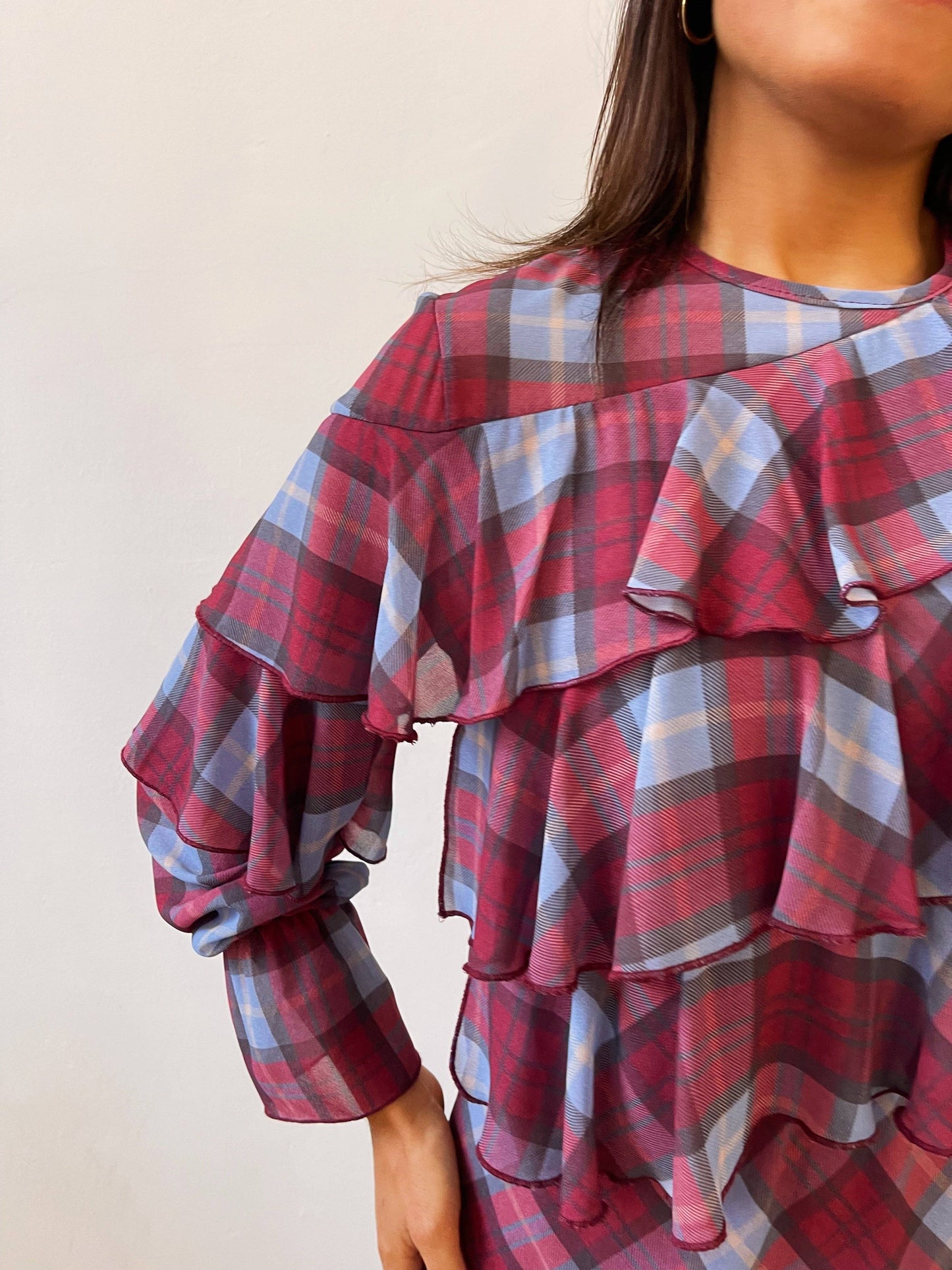 Léa Blouse (Checked)