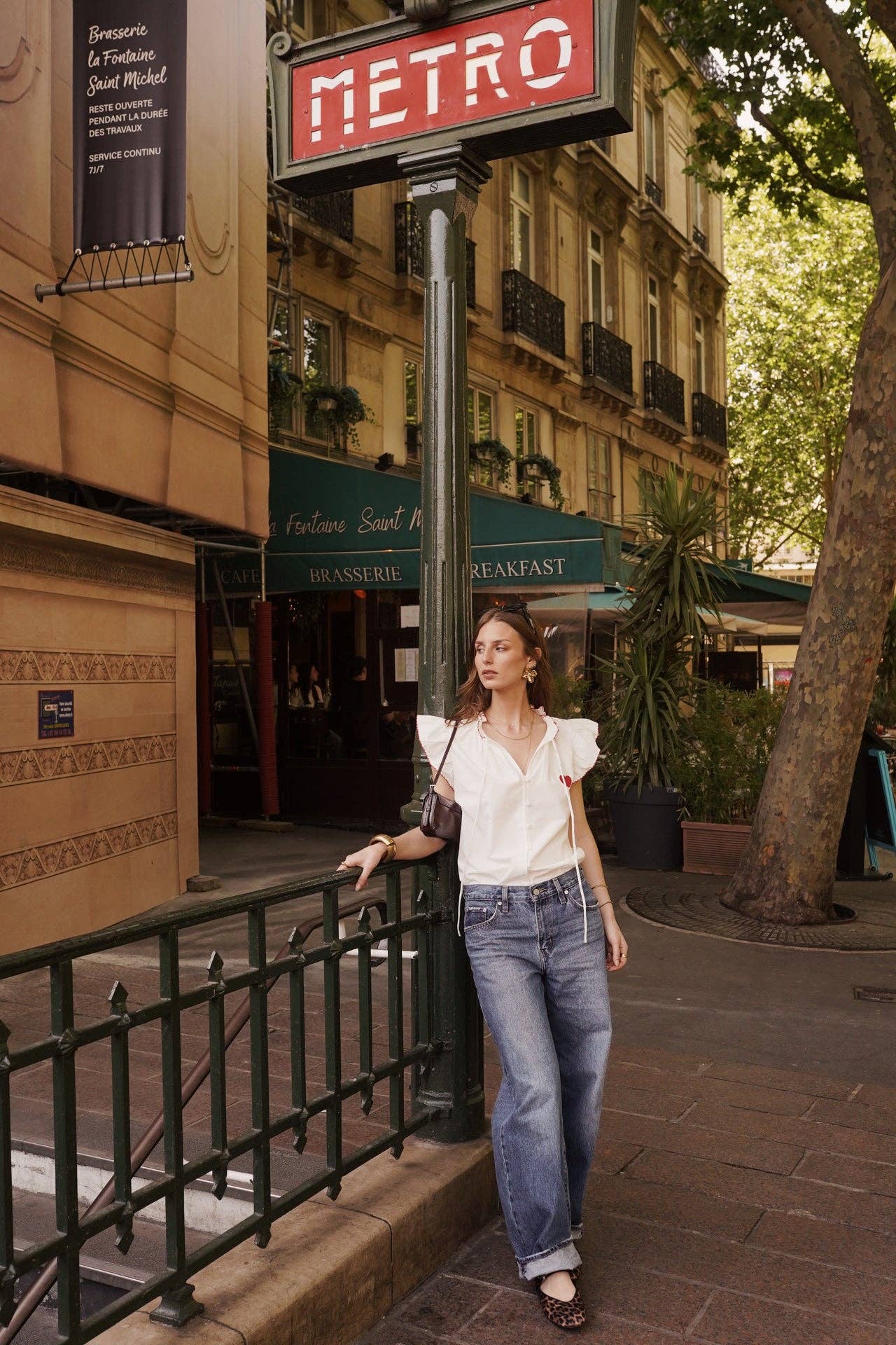Coeur Cotton Blouse (white)
