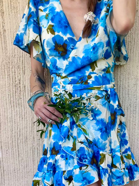 Long Island Short Dress (blue)