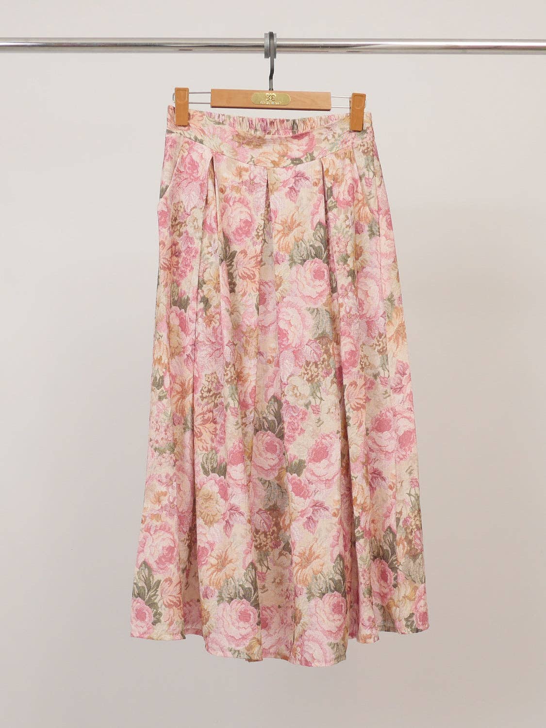 Tivoli Gardens Midi Skirt (pink)