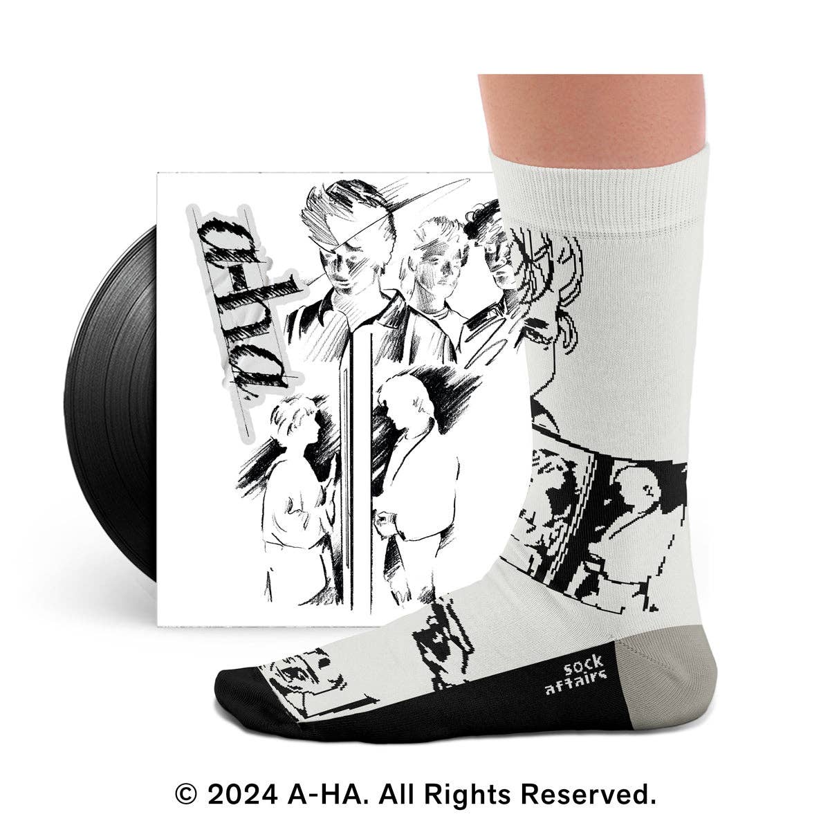 A-ha - Take On Me Socks
