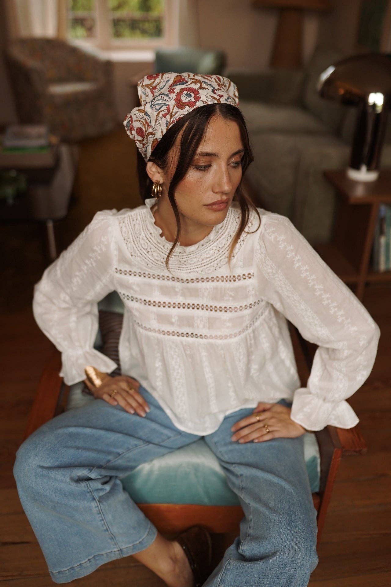 Flavia Embroidered Blouse