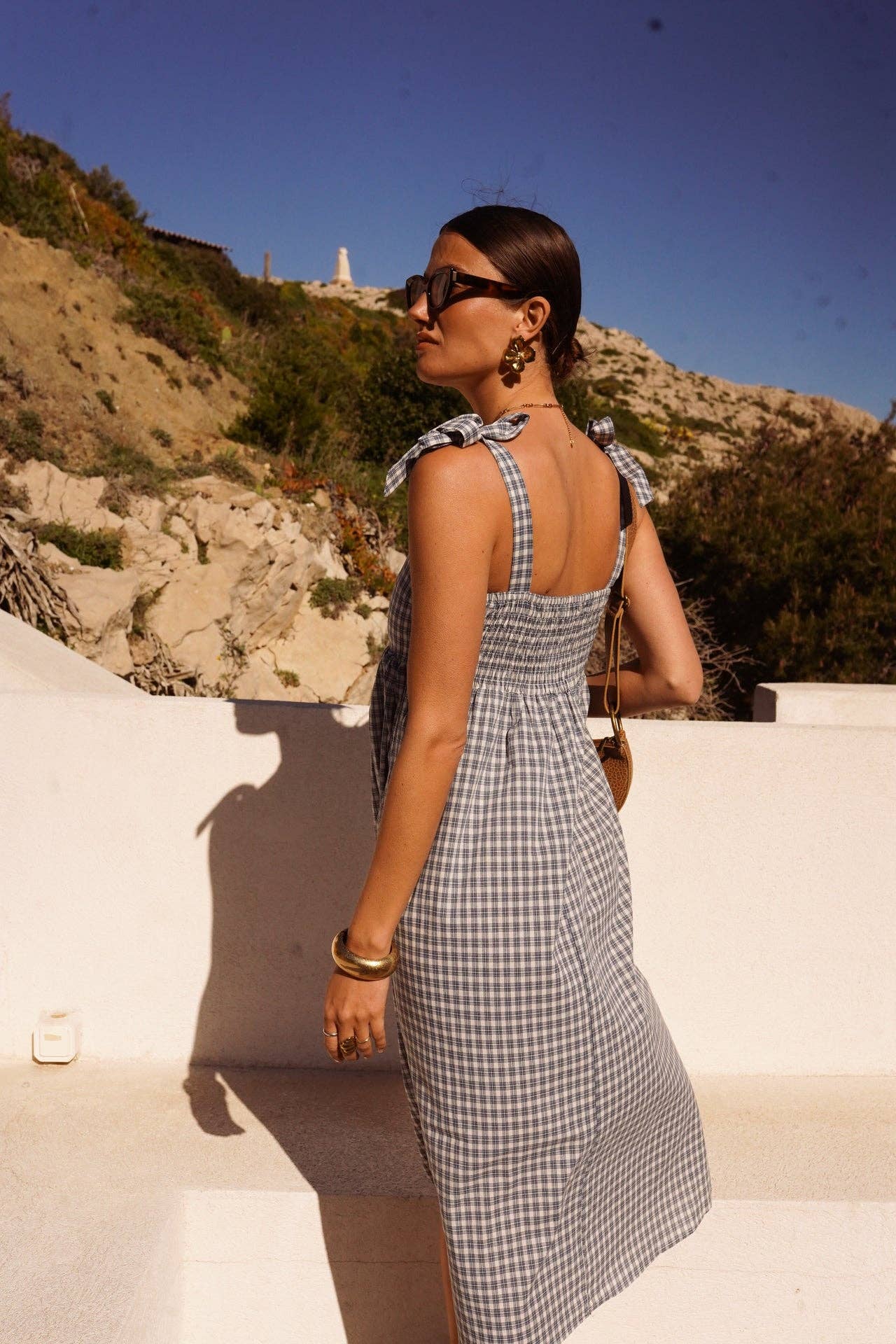 Sundance Dress (checked)