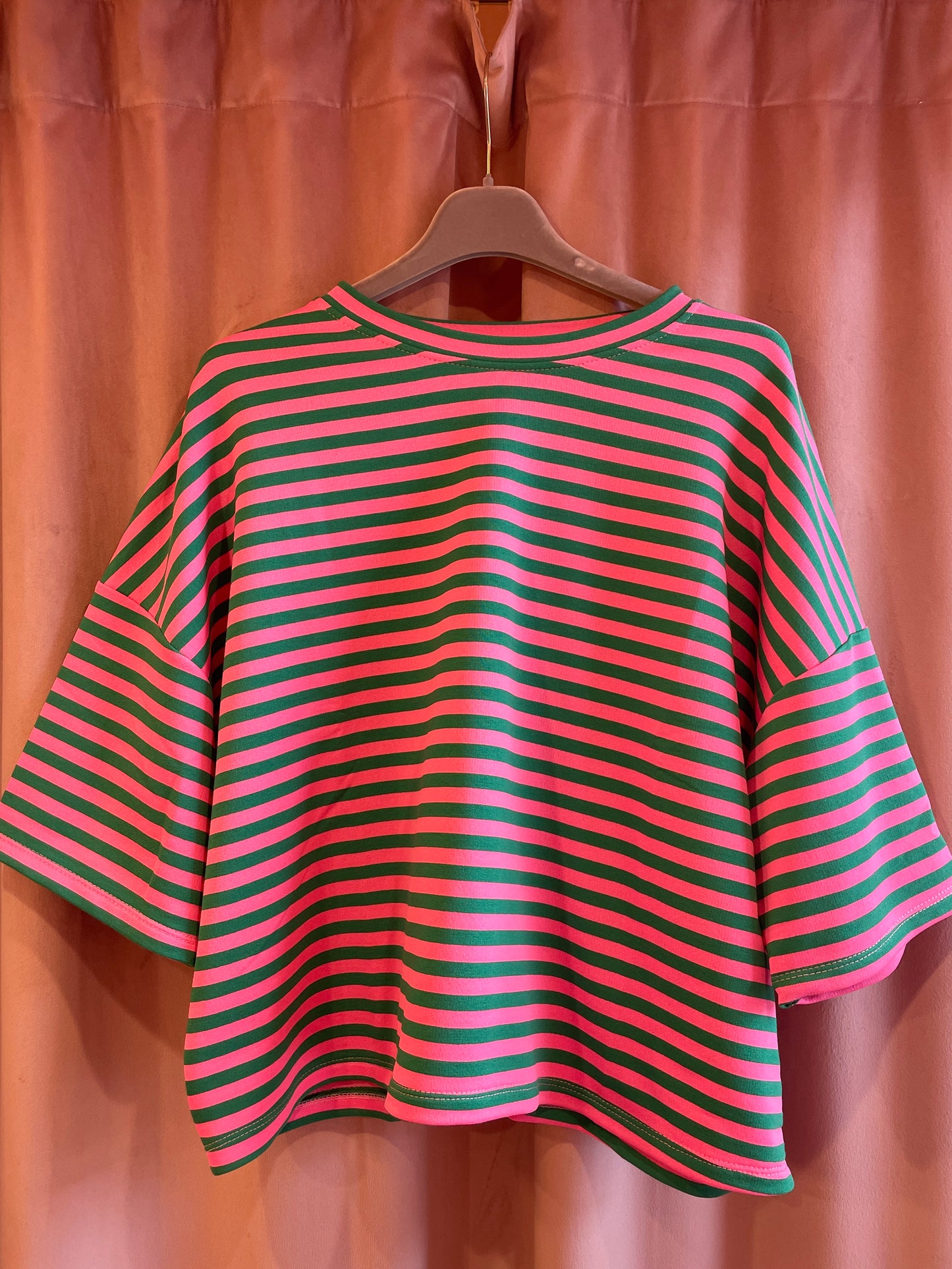 Boxy Cotton T-Shirt (garden fusion)