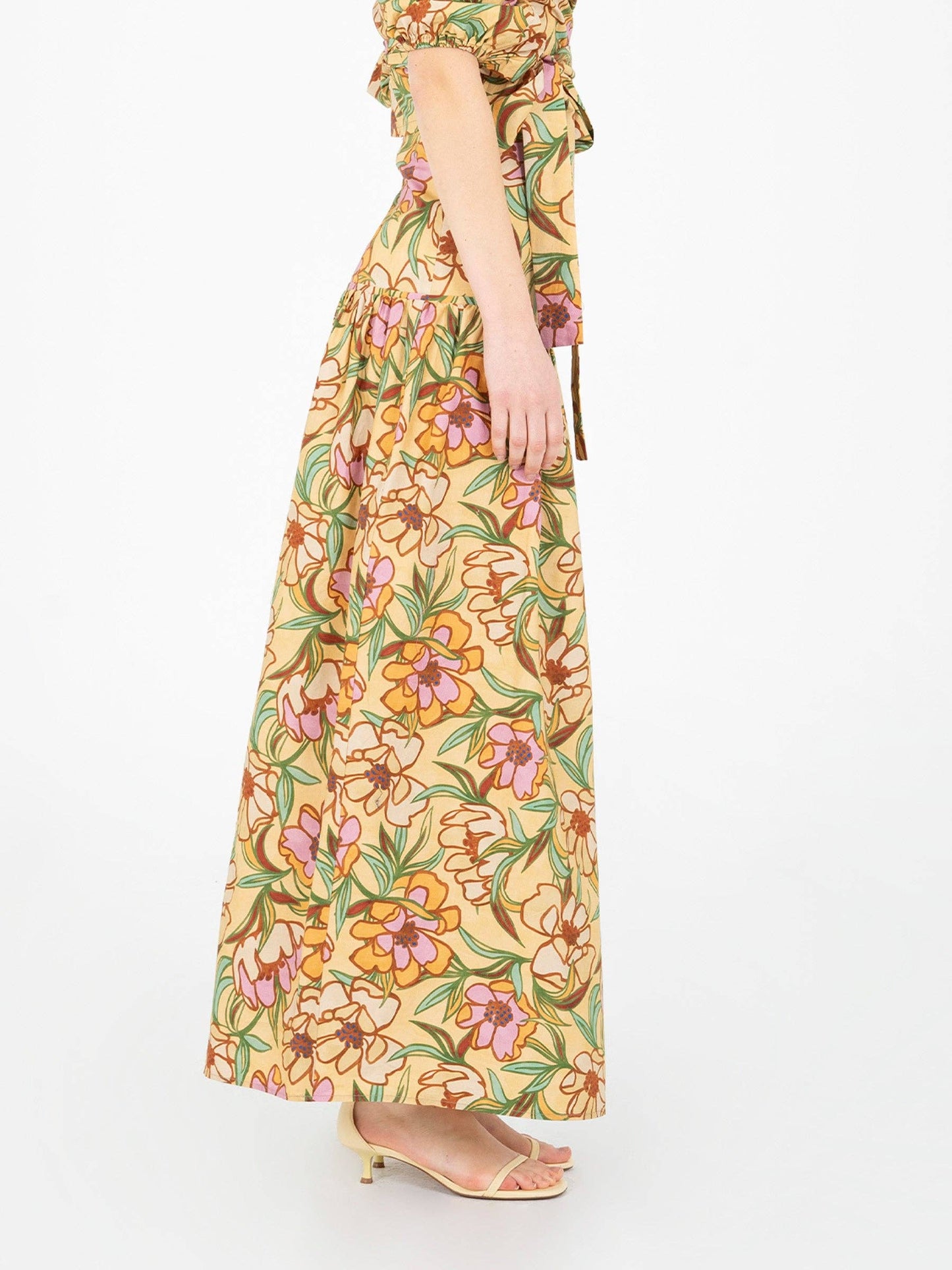 Lysandra Maxi Skirt (Floral)
