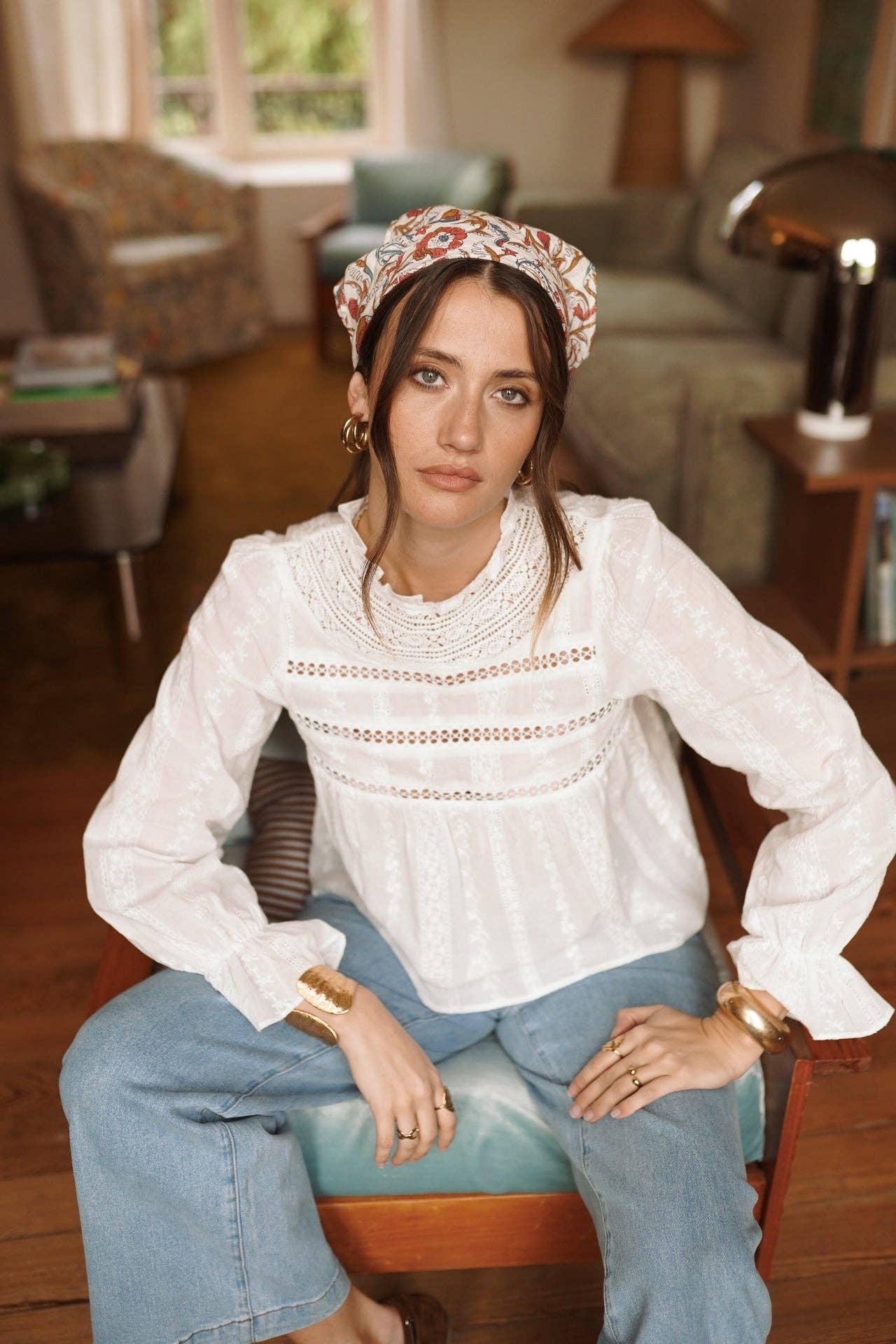 Flavia Embroidered Blouse