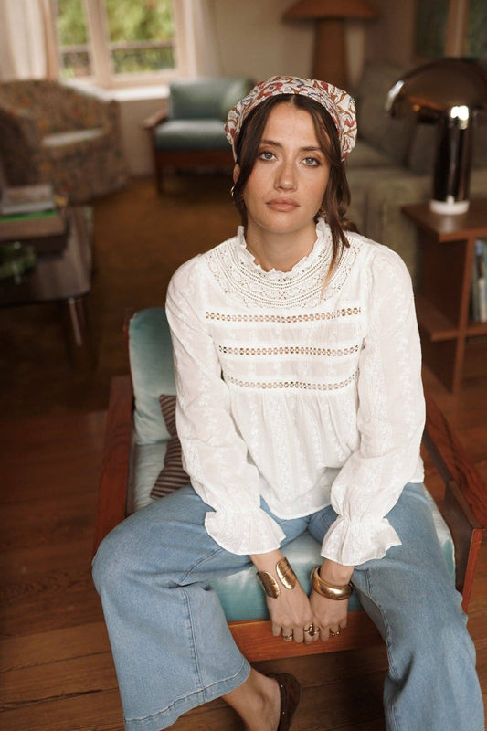 Flavia Embroidered Blouse