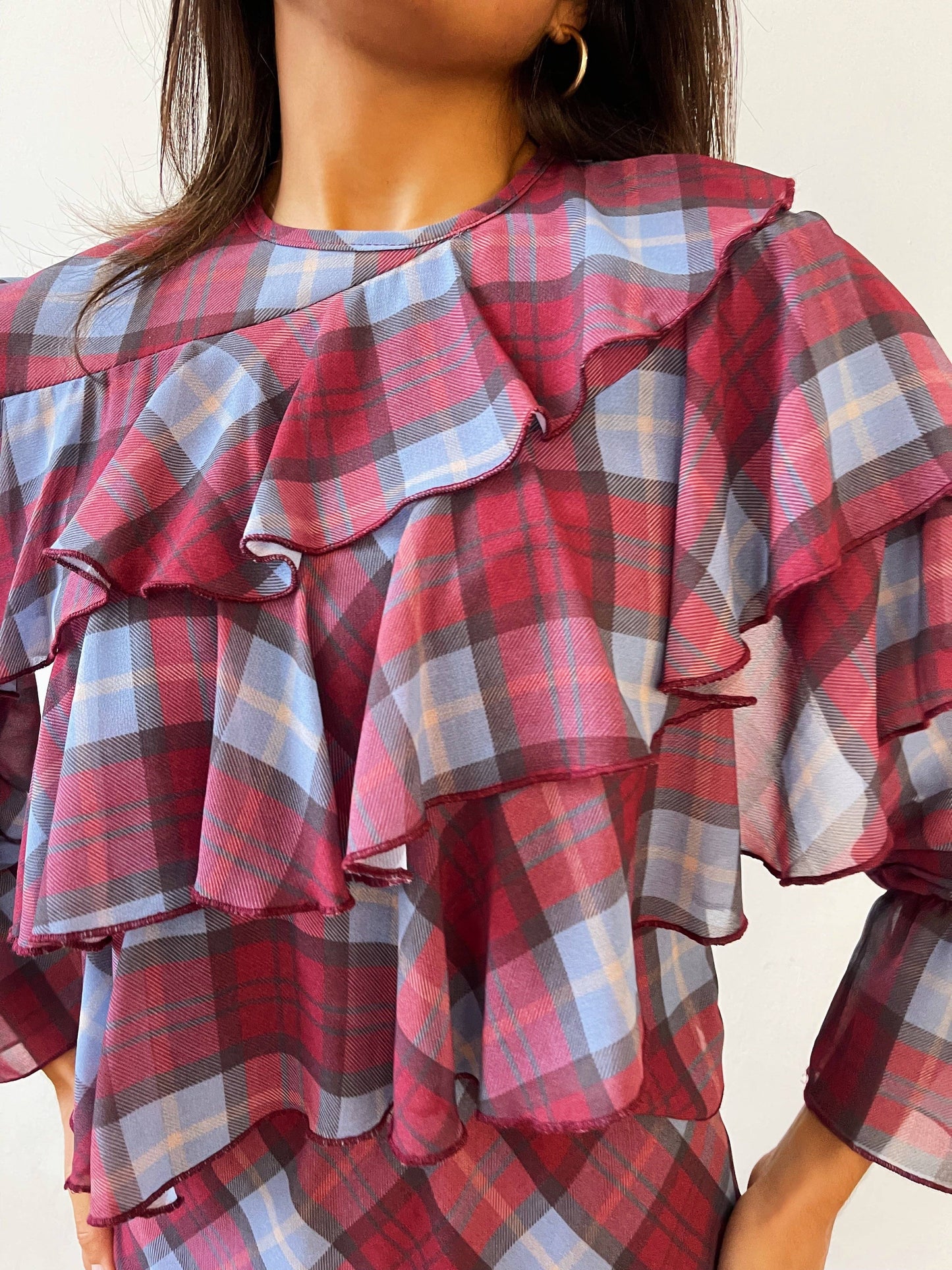Léa Blouse (Checked)