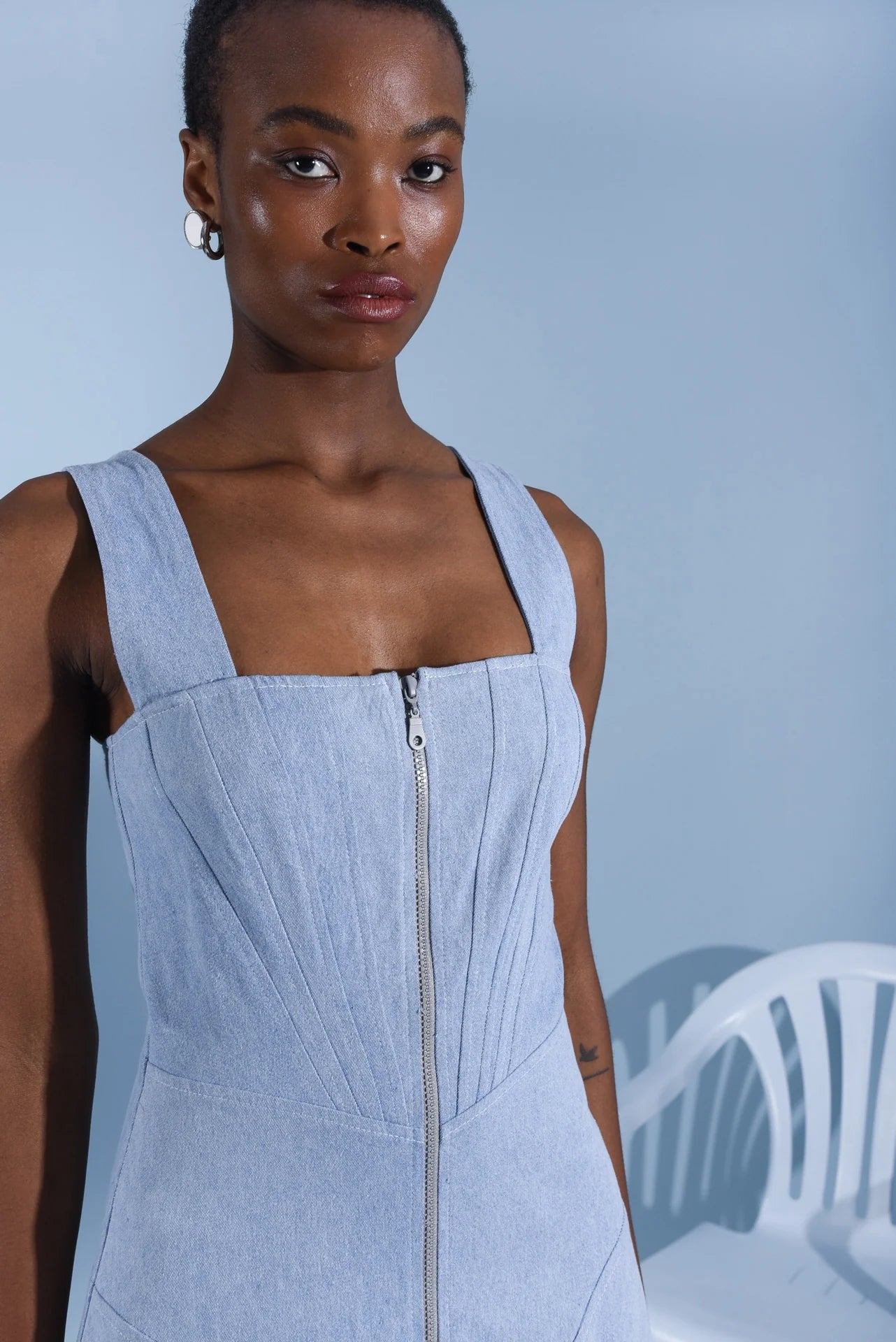 Britney Denim Dress HOUSE 7 Britney Denim Dress HOUSE 7