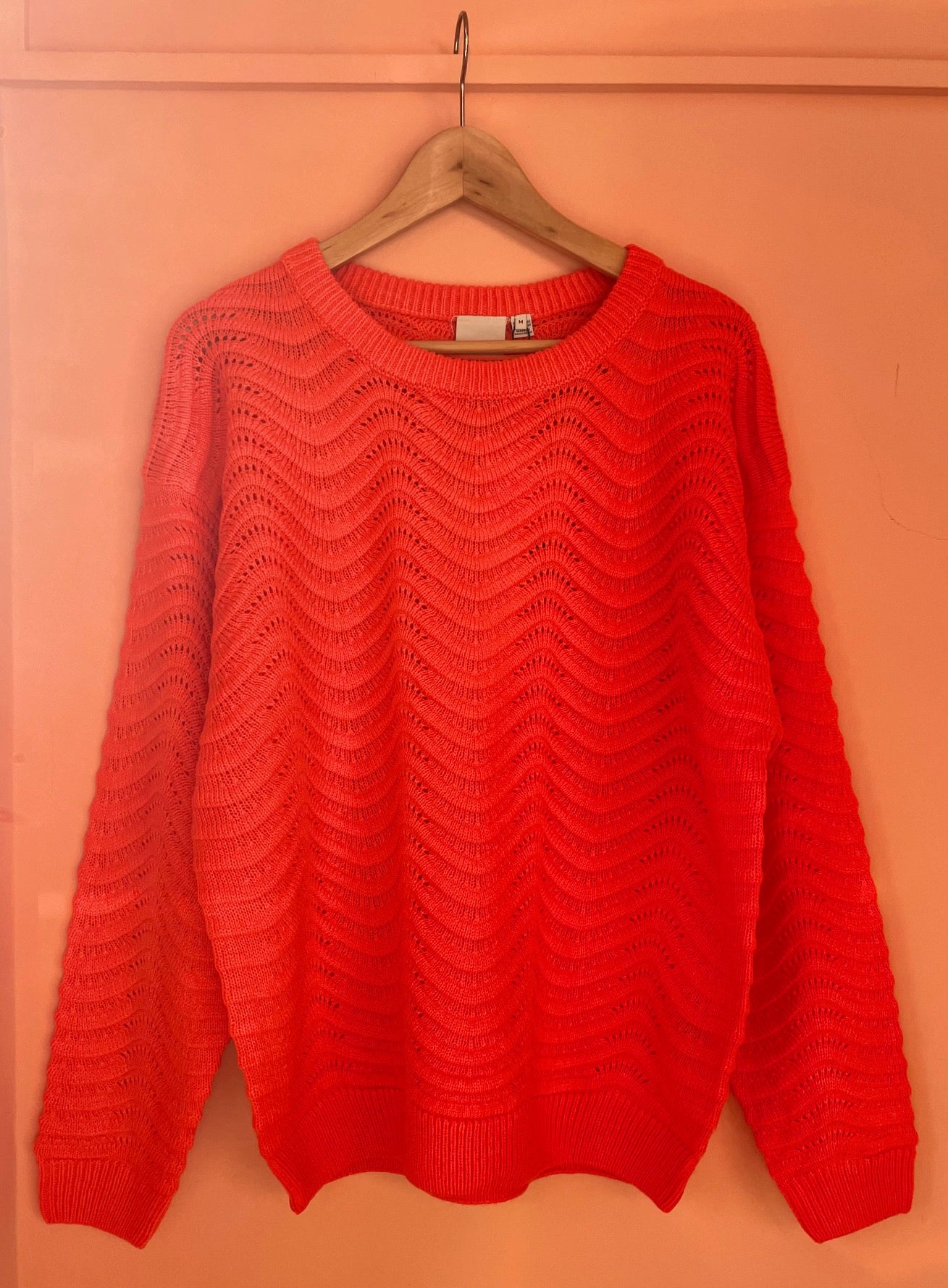 Knitted Pullover (coral)