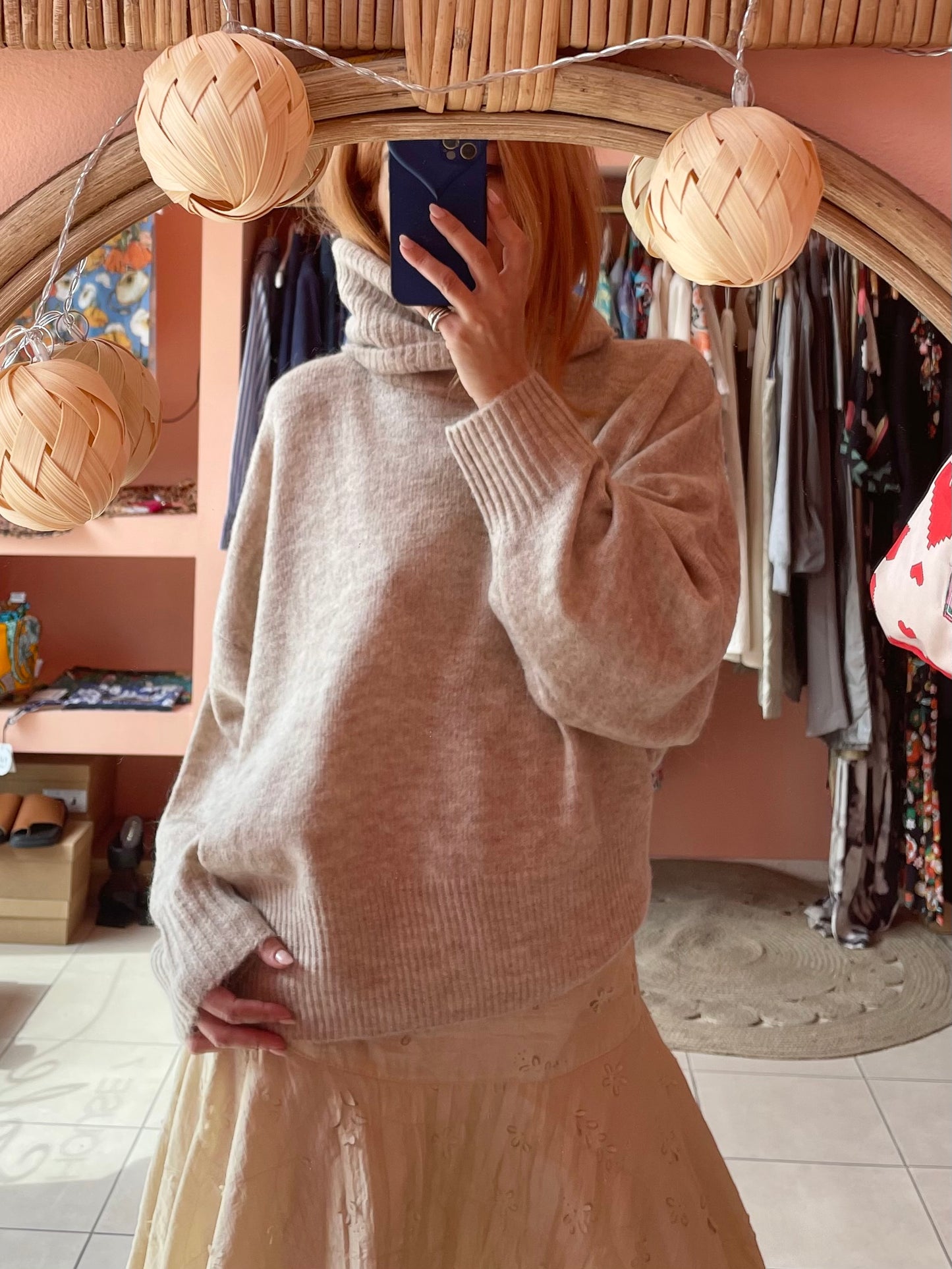 Knitted Pullover (oatmeal)