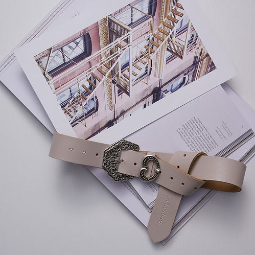 Affection Leather Belt (light pink)