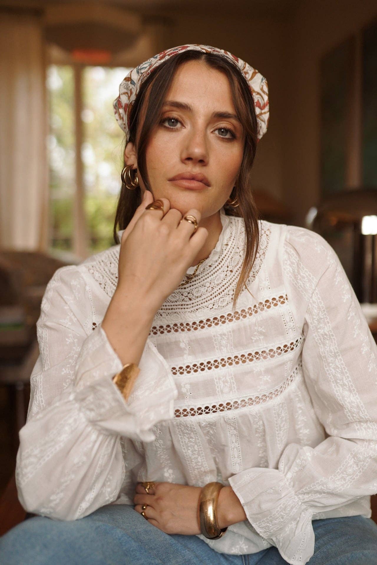 Flavia Embroidered Blouse