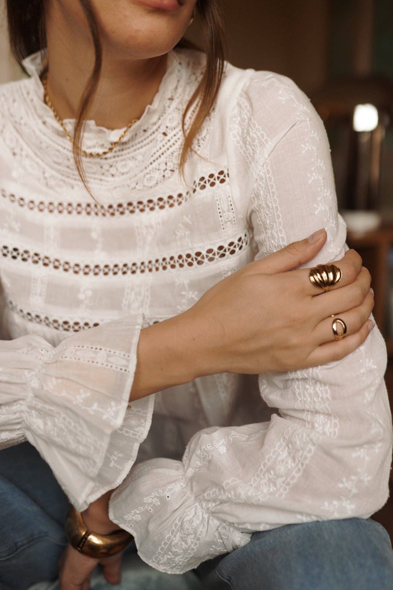 Flavia Embroidered Blouse